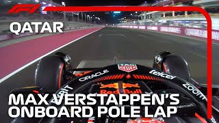 Max Verstappens Pole Lap  2023 Qatar Grand Prix  Pirelli [upl. by Avi]