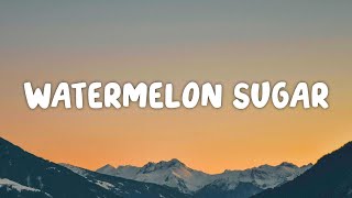 Harry Styles  Watermelon Sugar Lyrics [upl. by Ardnasxela]