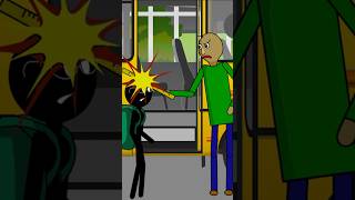 STICKMAN BECAME A CREEPER Baldi Basics Horror game [upl. by Story]