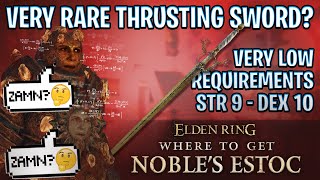 Nobles Estoc Location  Elden Ring [upl. by Eelano158]