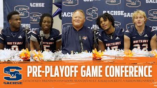 Sachse Mustangs Playoff Preview Undefeated UIL 96A Champions Face Rockwall [upl. by Anitsahs433]