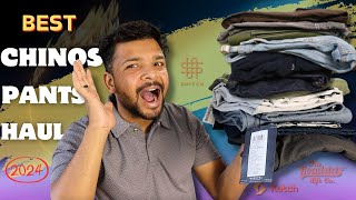 8 Best Chinos for men  HAUL   Affordable chinos pants available online  Dev Talks [upl. by Yerffoej680]