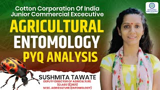 PYQ Analysis Agri Entomology I Cotton Corporation Of India I Junior Commercial Excecutive Exam [upl. by Norra]