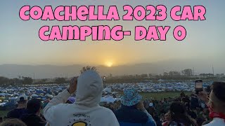 Coachella 2023 Car Camping Day 0 [upl. by Rebm694]