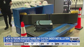 AUS begins construction for new outbound baggage handling system [upl. by Lrig]