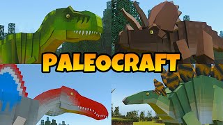 SO MUCH DINOSAURS  Paleocraft  Addon Showcase  Minecraft Bedrock Edition  Part 1 [upl. by Kori317]