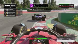 3 laps of insane battle f1 24 league race Austria [upl. by Ayotan728]