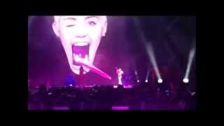 Miley Cyrus  Bangerz Tour opening [upl. by Althea851]