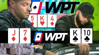 14400000 Pot on Draw at WPT Borgata Final Table [upl. by Day]