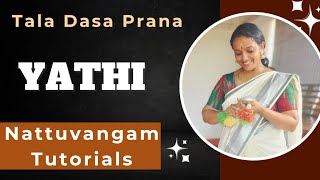 NATTUVANGAM TUTORIALS  YATHI  Thala Dasa Prana nattuvangam bharatanatyam kalakshetra [upl. by Esinyt]