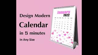 Design Simple yet Beautiful Calendar with Calendar Xpress [upl. by Eitsyrk]