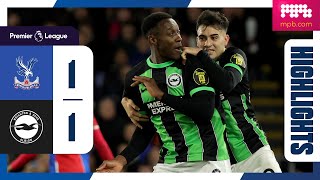 Extended PL Highlights Brighton 4 Crystal Palace 1 [upl. by Arhat]