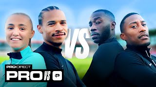 BAYERN MUNICH SPECIAL 🔥 LEROY SANE amp GEORGIA STANWAY vs FILLY amp HARRY PINERO  PRO VS PRODIRECT [upl. by Sherfield]