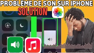 COMMENT RÉGLER TOUS LES PROBLÈMES DE SON SUR iPhone iPadiPad Pro PROBLÈMES DE SON iPhone SOLUTION [upl. by Hirsch]