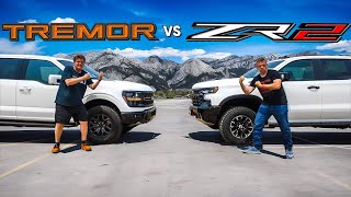 Chevy Silverado ZR2 vs Ford F150 Tremor The Choice Is Not Obvious [upl. by Weiner]