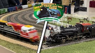 Greenberg Oaks Train Show January 2024 [upl. by Lenoil]