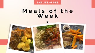 Meals of the week  What’s for Dinner  UK Easy Family Meal Ideas [upl. by Icak]