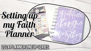 Classic Vertical Happy Planner Faith Planner  2024 Planner Lineup Series [upl. by Tocs796]