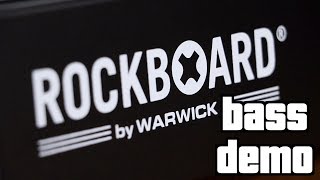 Bass Pedalboard Build with ROCKBOARD by Warwick [upl. by Erot]