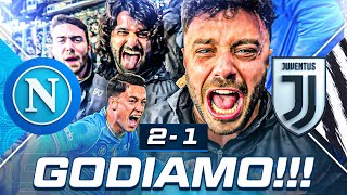 💦 GODIAMOOO NAPOLI 21 JUVENTUS  LIVE REACTION NAPOLETANI AL MARADONA HD [upl. by Lathrope]