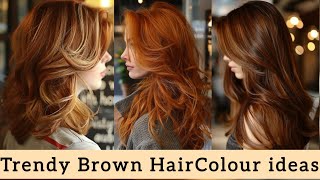 45 Red Brown Hair Colour Ideas  Dive in to find your next stunning look  redbrownhaircolor [upl. by Nnaitak]