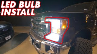 20202022 F250 LED Bulbs Install  Supernova V4 [upl. by Yasmine]