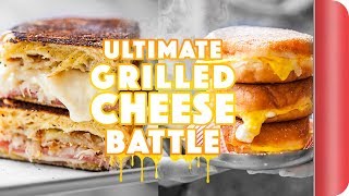 ULTIMATE GRILLED CHEESE BATTLE  Sorted Food [upl. by Pownall276]