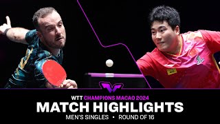 FULL MATCH  Simon Gauzy vs Liang Jingkun  MS R16  WTTMacao 2024 [upl. by Sophronia]