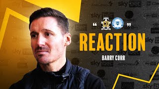 Cambridge United 01 Peterborough United  Barry Corr reaction [upl. by Ninnahc]