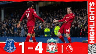 Highlights Everton 14 Liverpool  Reds ruthless in derby win at Goodison [upl. by Noffets]