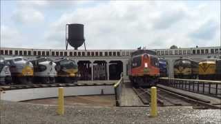 Streamliners at Spencer Taking a Spin on the Turntable [upl. by Ydnal147]