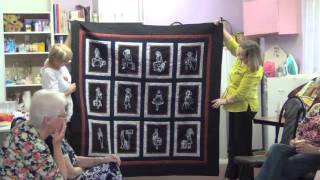 Geraldines Academy  Class Creations of 2013  Patchwork Tutorials  Janome  Quilting Designs [upl. by Enoitna210]