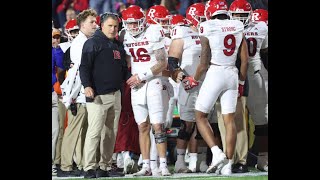 Greg Schianos press conference after Rutgers beats Maryland clinches bowl game [upl. by Ennaitak]