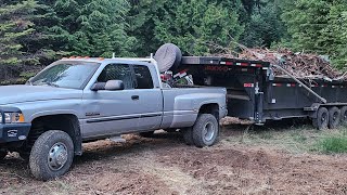 I screwed up and damaged the dump trailer 🤬 [upl. by Grounds]