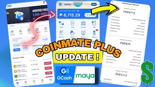 COINMATE PLUS 2024 UPDATE REVIEW ₱6715 PROOF OF LIVE WITHDRWAL LEGIT 100 [upl. by Anez]