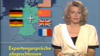 ARD Fragment Sportschau Trailer Ansage Tagesschau Nachtgedanken Sendeschluss 07091990 [upl. by Adlar]