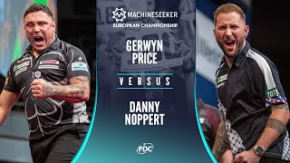 PDC European Championship 2023 QuarterFinal Gerwyn Price vs Danny Noppert 2023 10 29 HUN [upl. by Hessney828]