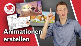 ErklärvideoAnimationen für YouTube erstellen Kostenlos amp bezahlt mit Anleitung [upl. by Droflim]