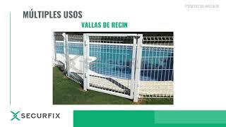 Puertas de Mallazo para Vallas Metálicas  Securfix [upl. by Ecadnac152]