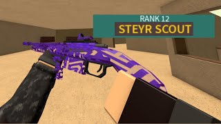 A RANK 12 Steyr Scout in Phantom Forces [upl. by Tena283]