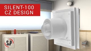 How to install a bathroom extractor fan Silent100 CZ Design [upl. by Tana]