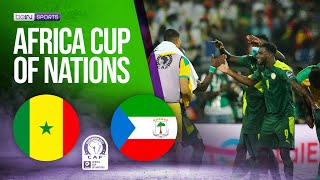 Senegal vs Equatorial Guinea  AFCON 2021 HIGHLIGHTS  01302022  beIN SPORTS USA [upl. by Anitsirhcairam]