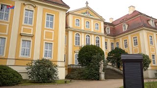 Rammenau Spiegelsaal im Barockschloss wird saniert  Ausblick auf 2024  LAUSITZWELLE [upl. by Aiyekal]