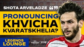 How Do We Pronounce Khvicha Kvaratskhelia’s Name From Georgia amp Napoli FT Shota Arveladze [upl. by Halsey]