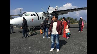 Suketar Airport  Kathmandu to Taplejung Flight  Landing at Taplejung Airport [upl. by Barton]