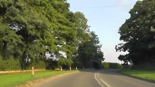 Driving On The A451 amp A443 From Great Witley To Holt Heath Worcestershire England [upl. by Anitsirc]