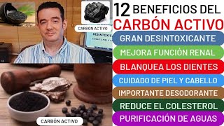 12 beneficios del🪨CARBÓN ACTIVO🪨 DESINTOXICANTE💪PIEL👏CABELLO💁 RIÑON😱 INTESTINO❤️DIENTES🤗 DESODORANTE [upl. by Prisilla]