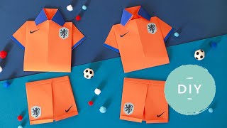 EK voetbal 2024 🏆  Zo vouw je het tenue van het Nederlands elftal [upl. by Miehar]