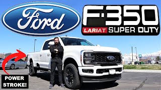 2023 Ford F350 Lariat Power Stroke Is The New Super Duty Any Better [upl. by Kcirrem]