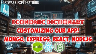 🚀 Building the Urban Dictionary for Economic Data  React MongoDB Express Nodejs [upl. by Garry]